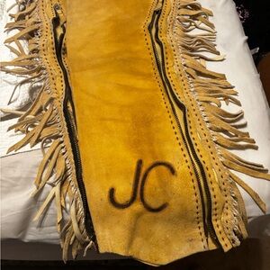 Tan leather (leggings/cowboy chinks, chaps)
  NOT FOR SALE!
